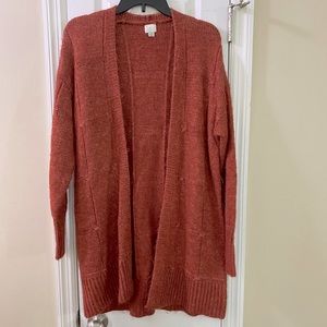 Orange cardigan